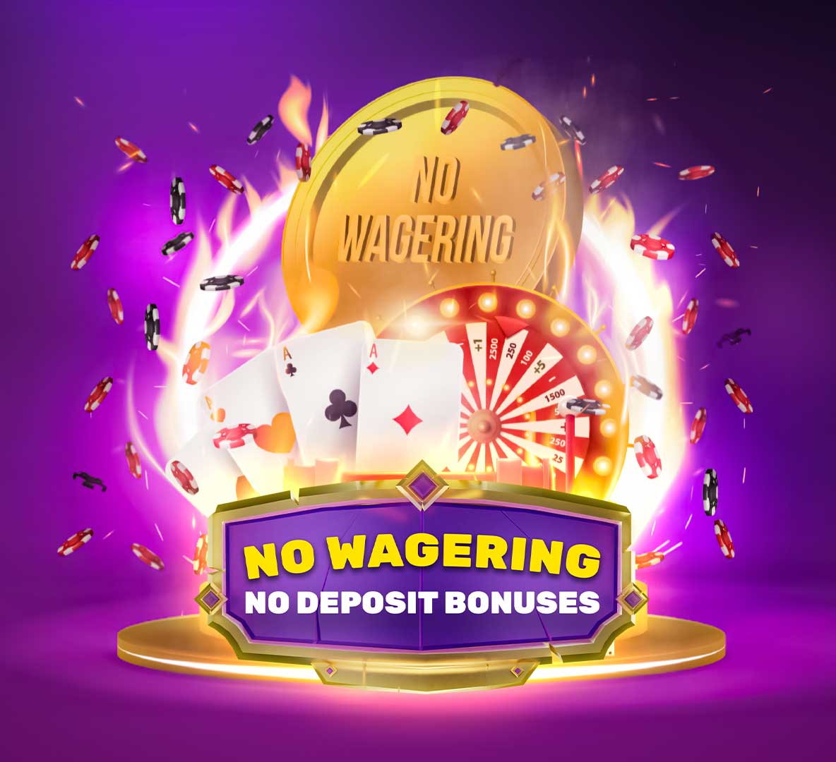 Optional no-wager bonus selection during sign up
